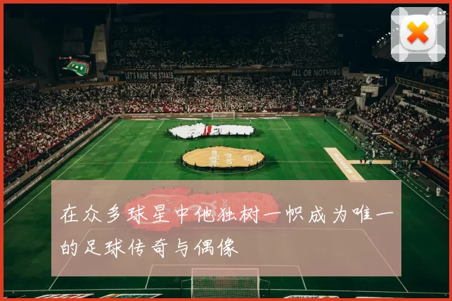 在众多球星中他独树一帜成为唯一的足球传奇与偶像